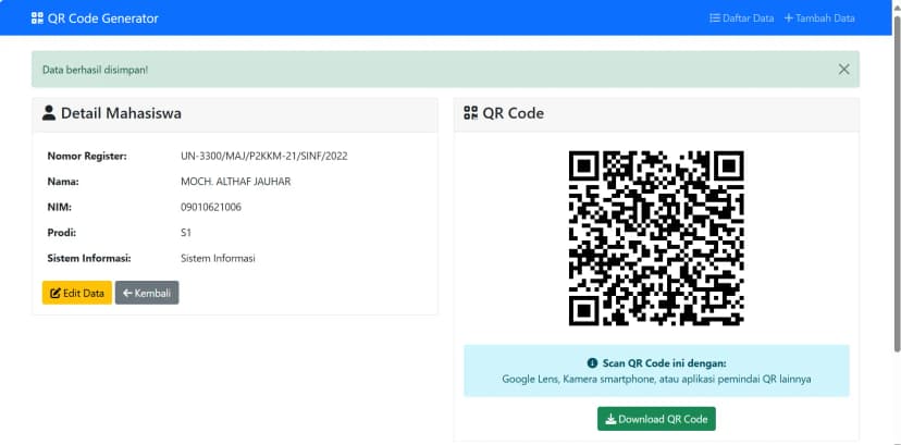 WEB QRCODE GENERATOR